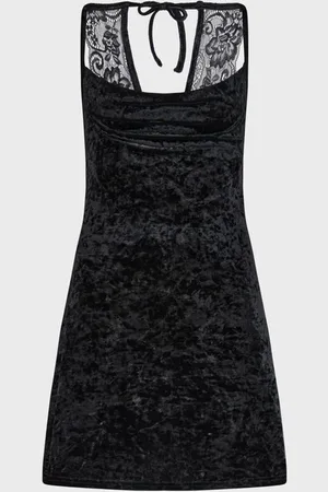 Killstar Kort kjole - Burnt Obsidian Lounge Dress - S till XL - Damer
