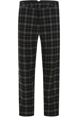 Chet Rock Chino - Chuck Swing Bukser Grøn Tartan - W30L32 till W38L34 - Herrer