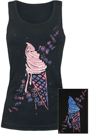 Full Volume Top - Sequins and print - S till M - Damer