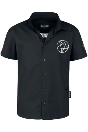 EMP Kortærmet skjorte - Transparent back - M till XL - Herrer