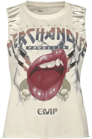 EMP Tanktop - Tank Top With Vintage Print - XS till XXL - Damer