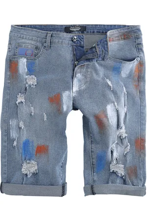 Rock Rebel Shorts - Distressed - 31 till 36 - Herrer