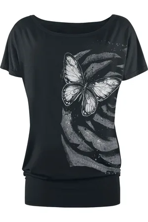 Full Volume T-shirt - Butterfly - S till 5XL - Damer