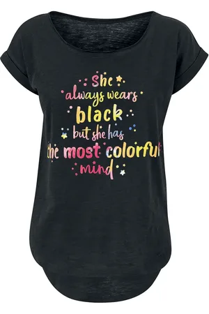 Slogans Fun T-shirt - Colorful Mind - XS till 5XL - Damer