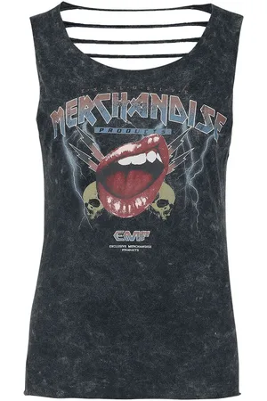 EMP Top - Vest top with band-shirt-look print - XS till XL - Damer