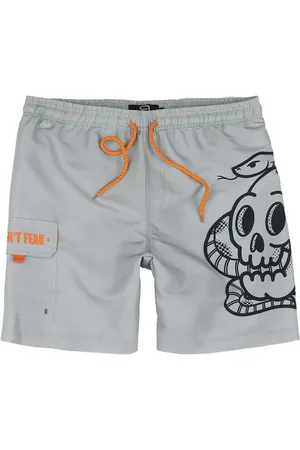 RED by EMP Badeshorts - Swim Shorts With Oldschool Skull - S till XXL - Herrer
