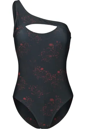 EMP Badedragt - Asymmetric Swimsuit - S till XXL - Damer