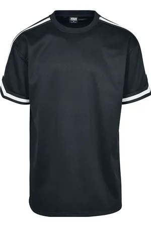 Urban classics T-shirt - Oversized Stripes Mesh Tee - S till XXL - Herrer