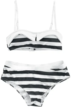 Pussy Deluxe Bikinisæt - Big Party Stripes Bikini - XS till S - Damer