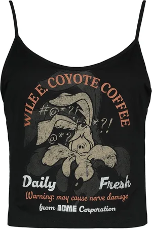 LOONEY TUNES Top - Coyote - Coffee - L till 3XL - Damer