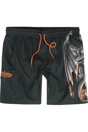 Gothicana Shorts - Gothicana X Anne Stokes - Swim Shorts - S till XXL - Herrer