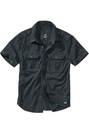 Brandit Kortærmet skjorte - Vintage Short Sleeve - M till 5XL - Herrer