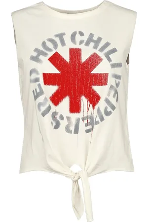 Red Hot Chili Peppers Top - Amplified Collection - Stencil Asterix - L - Damer