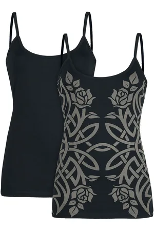 EMP Top - Double Pack Spaghetti-Strap Tops - S till XL - Damer