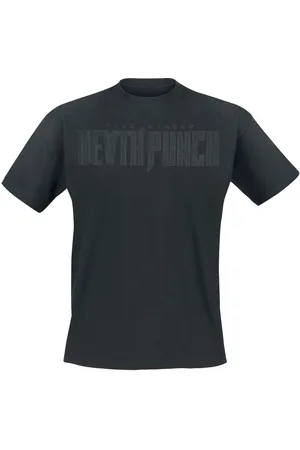 Five Finger Death Punch T-shirt - Black On Black Knuckles V2 - S till 4XL - Herrer