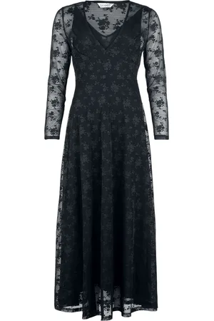 Banned Retro Lang kjole - Florence Maxi-kjole med blonde detaljer - XS till 4XL - Damer