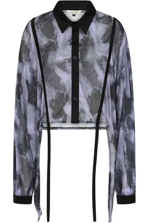 Banned Alternative Bluse - Selene Mesh Blouse - XS till XXL - Damer