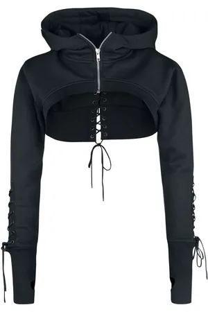 Chemical Black Hættetrøje med lynlås - Ebony Bolero - XS till XL - Damer