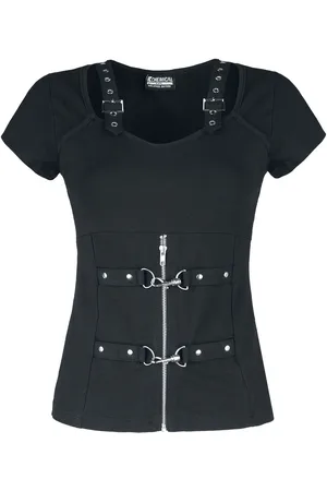 Chemical Black T-shirt - Maniacal Top - XS till XXL - Damer
