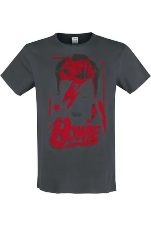 David Bowie T-shirt - Amplified Collection - Aladdin Sane - S till 3XL - Herrer