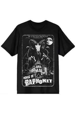 Blackcraft Cult T-shirt - House Of Baphomet -shir til mændt - M till XXL - Herrer