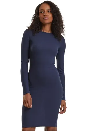 Urban classics Kort kjole - Ladies Rib Dress - XS till 3XL - Damer