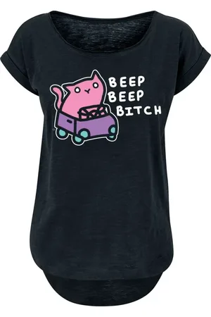 Goodie Two Sleeves Fun T-shirt - Beep Beep Bitch - S till XXL - Damer