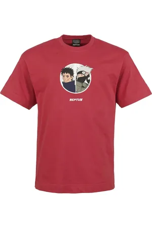 Naruto Anime T-shirt - Kakashi and Obito - S till XL - Herrer