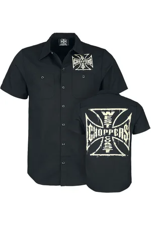 WEST COAST Kortærmet skjorte - Distressed OG logo - S till 3XL - Herrer