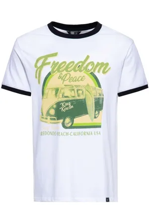 King kerosin T-shirt - Kontrast T-shirt - S till XXL - Herrer