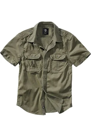 Brandit Kortærmet skjorte - Vintage Short Sleeve - S till 5XL - Herrer