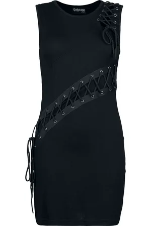 Gothicana Mellemlang kjole - S till XXL - Damer