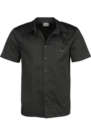 H&R London Kortærmet skjorte - Black - S till 4XL - Herrer