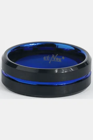 etNox Ring - Blue Line - Unisex
