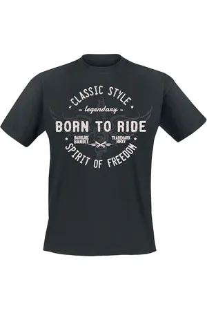 GASOLINE BANDIT T-shirt - Born to ride - S till 4XL - Herrer