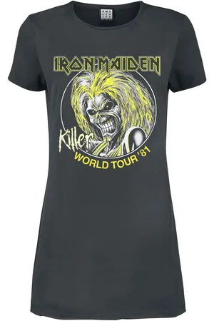 Iron Maiden Kort kjole - Amplified Collection - Killer World Tour 81