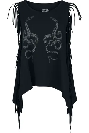 Rock Rebel Top - Top med frynser - S till XXL - Damer