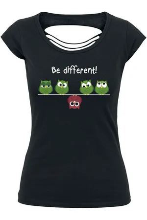 BE DIFFERENT Fun T-shirt - XS till M - Damer