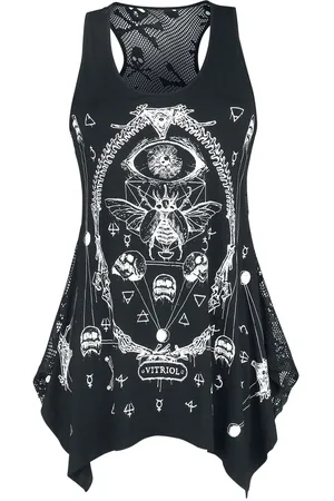 Jawbreaker Top - Vitriol Skull Mesh - S till 4XL - Damer