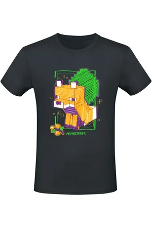 Minecraft T-shirt - Drawn Fox - S till XXL - Unisex