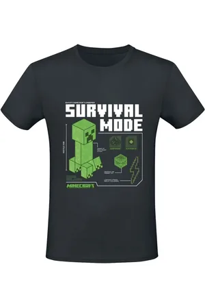 Minecraft T-shirt - Overlevelsesmodus - S till XXL - Unisex