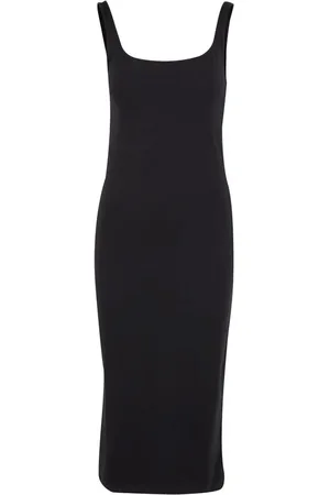 Urban classics Mellemlang kjole - Basis bomuldsjerseykjole - XS till 3XL - Damer