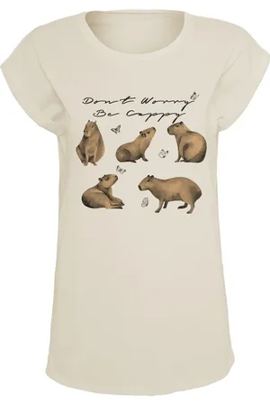 Slogans Fun T-shirt - Don´t Worry, Be Cappy - S till XXL - Damer