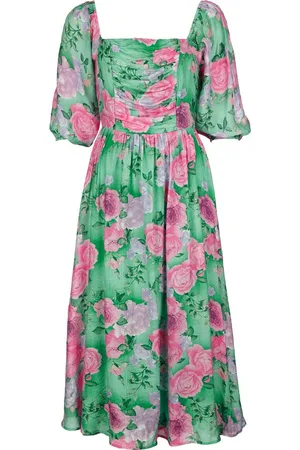 Banned Retro Lang kjole - Sandy Flower Dress - XS till 4XL - Damer