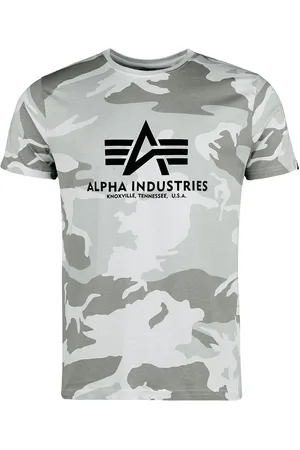 Alpha Industries T-shirt - Basic T-shirt camo - S till XXL - Herrer