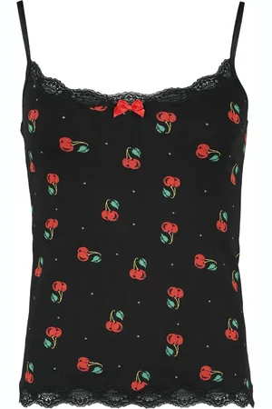 Pussy Deluxe Top - Cherries Classic Top - XS till XXL - Damer
