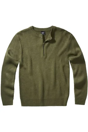 Brandit Striktrøje - Army Pullover - S till XXL - Herrer
