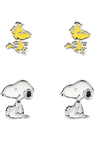 Peanuts Øreringe, sæt - Snoopy & Woodstock - Damer