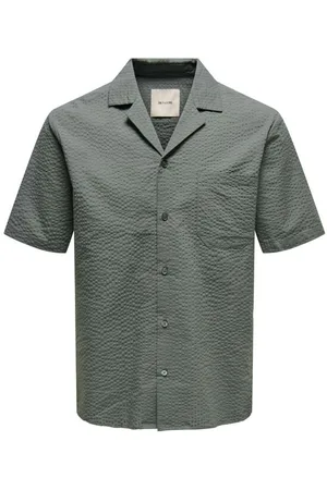 Only & Sons Kortærmet skjorte - ONSEYE RESORT SEERS 0009 SHIRT NOOS - S till XXL - Herrer