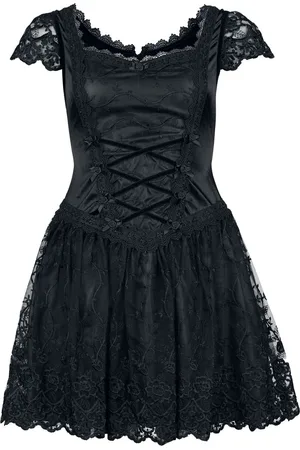 Sinister Gothic Kort kjole - Gotisk minikjole - XS till 4XL - Damer